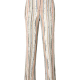 Pantaloni crop in viscosa