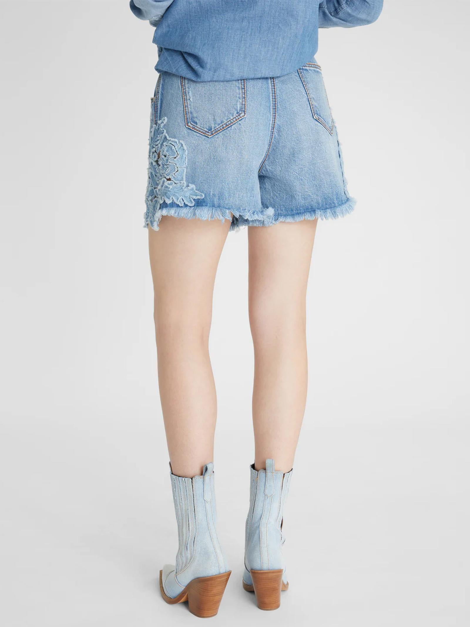 Shorts denim con pences D467P325IFKV 94037 ERMANNO SCERVINO
