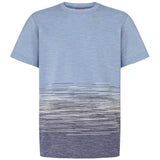 T-shirt misto cotone e lino