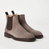 Stivaletti in camoscio MZUPEAE818 C2637 BRUNELLO CUCINELLI