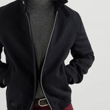 Bomber in flanella double MY4966379 CVR40 BRUNELLO CUCINELLI