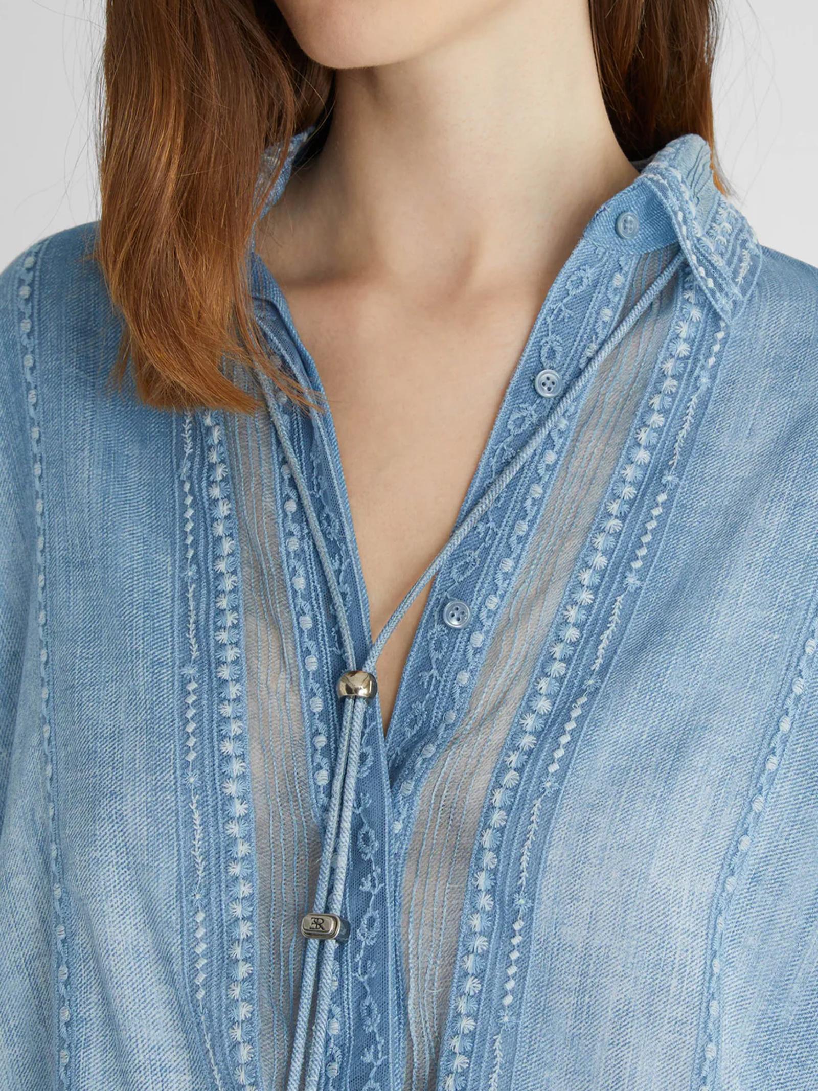 Camicia con ricamo D462K347EMY S4217 ERMANNO SCERVINO