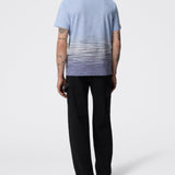 T-shirt misto cotone e lino