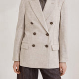 Giacca in flanella twill MB1627054 C012 BRUNELLO CUCINELLI