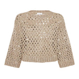 Maglia girocollo traforata MEA338200 C9545 BRUNELLO CUCINELLI