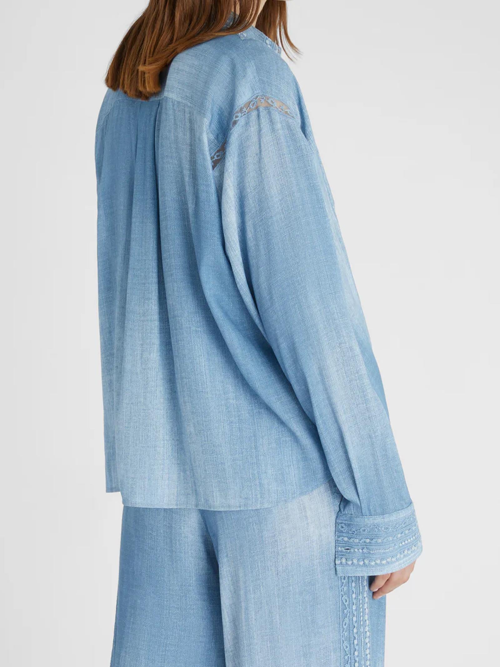 Camicia con ricamo D462K347EMY S4217 ERMANNO SCERVINO