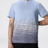 T-shirt misto cotone e lino