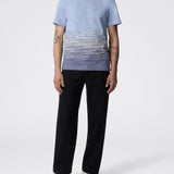 T-shirt misto cotone e lino