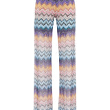Pantaloni dritti in tulle