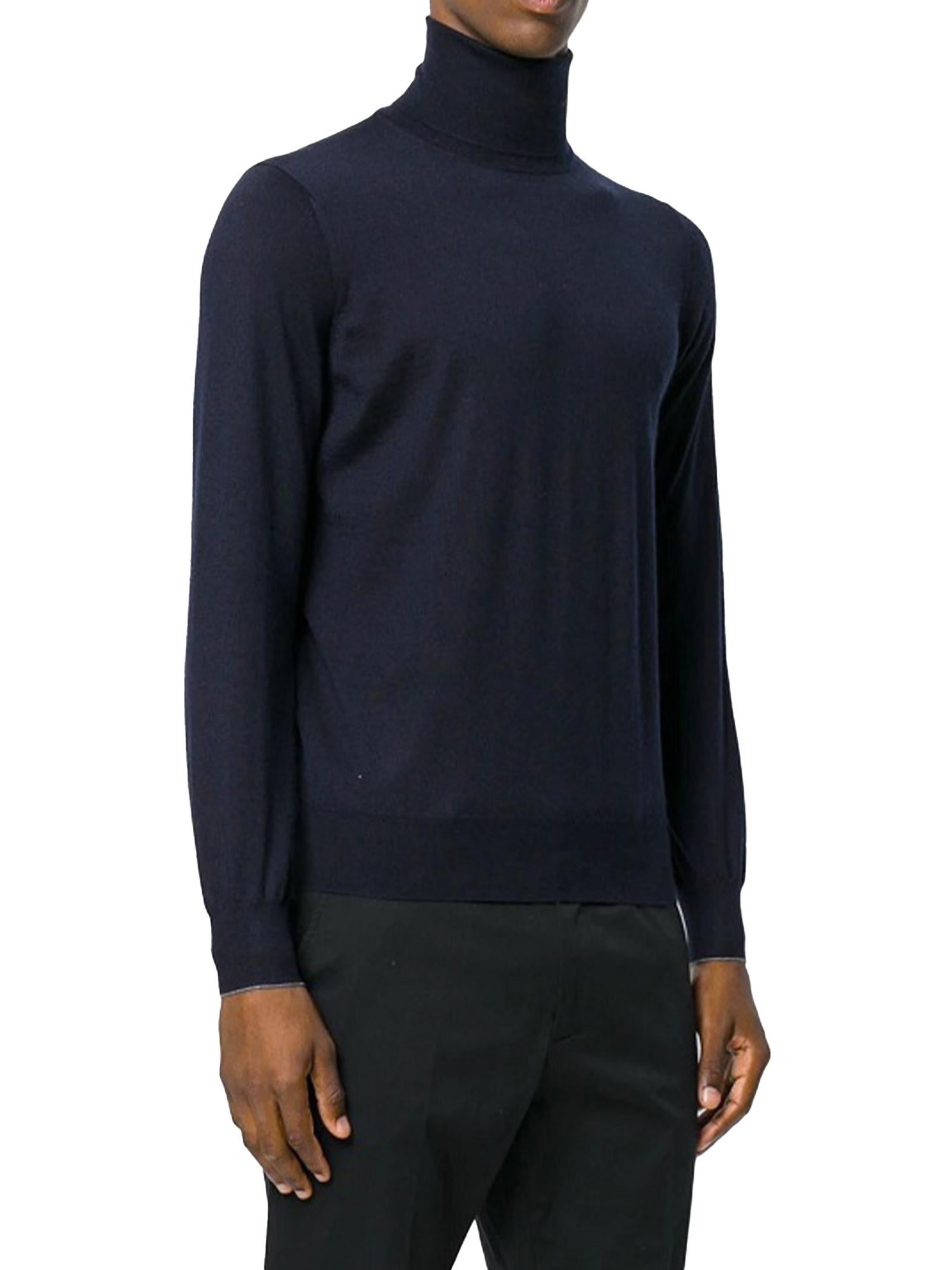 Maglia collo alto cashmere e seta M2300103 CW425 BRUNELLO CUCINELLI