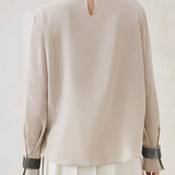 T-shirt collo alto in seta MB993EK714 C8561 BRUNELLO CUCINELLI