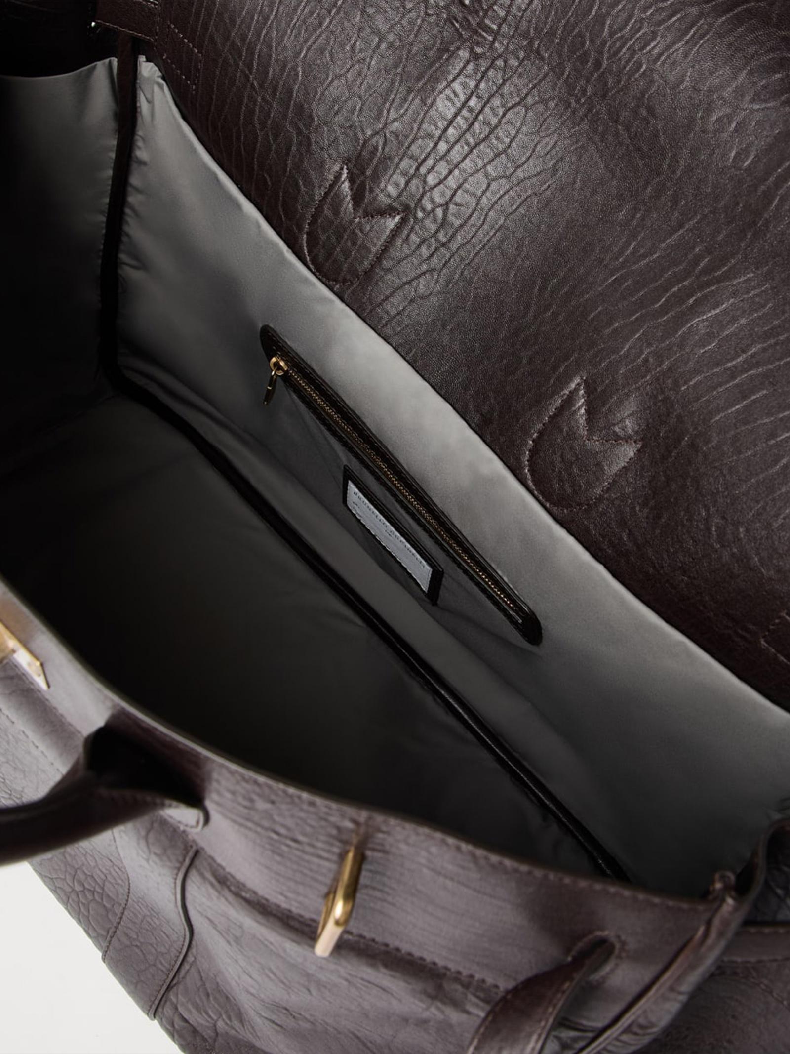 Borsa Country in pelle MBEHBU071 C4214 BRUNELLO CUCINELLI