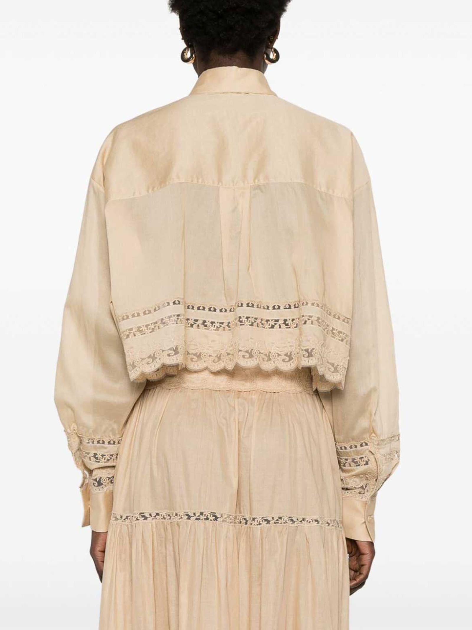 Camicia corta in cotone D462K380UGP 60920 ERMANNO SCERVINO