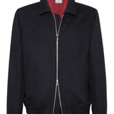 Bomber in flanella double MY4966379 CVR40 BRUNELLO CUCINELLI