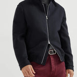 Bomber in flanella double MY4966379 CVR40 BRUNELLO CUCINELLI