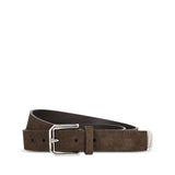 Cintura in cuoio rovesciato MAUGP317 C7284 BRUNELLO CUCINELLI