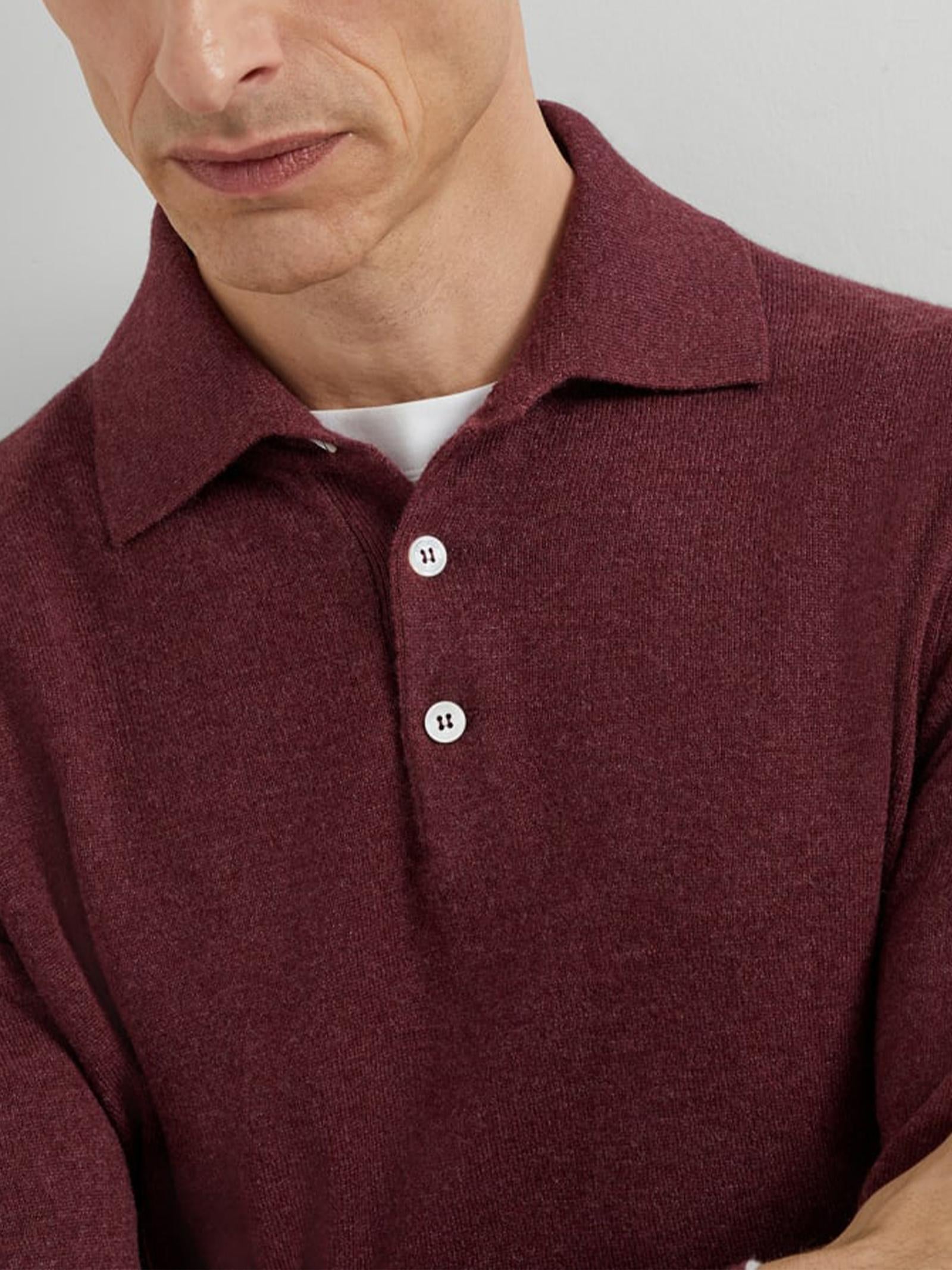Polo in cashmere M2200295 CEG54 BRUNELLO CUCINELLI