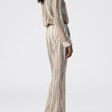 Pantaloni crop in viscosa