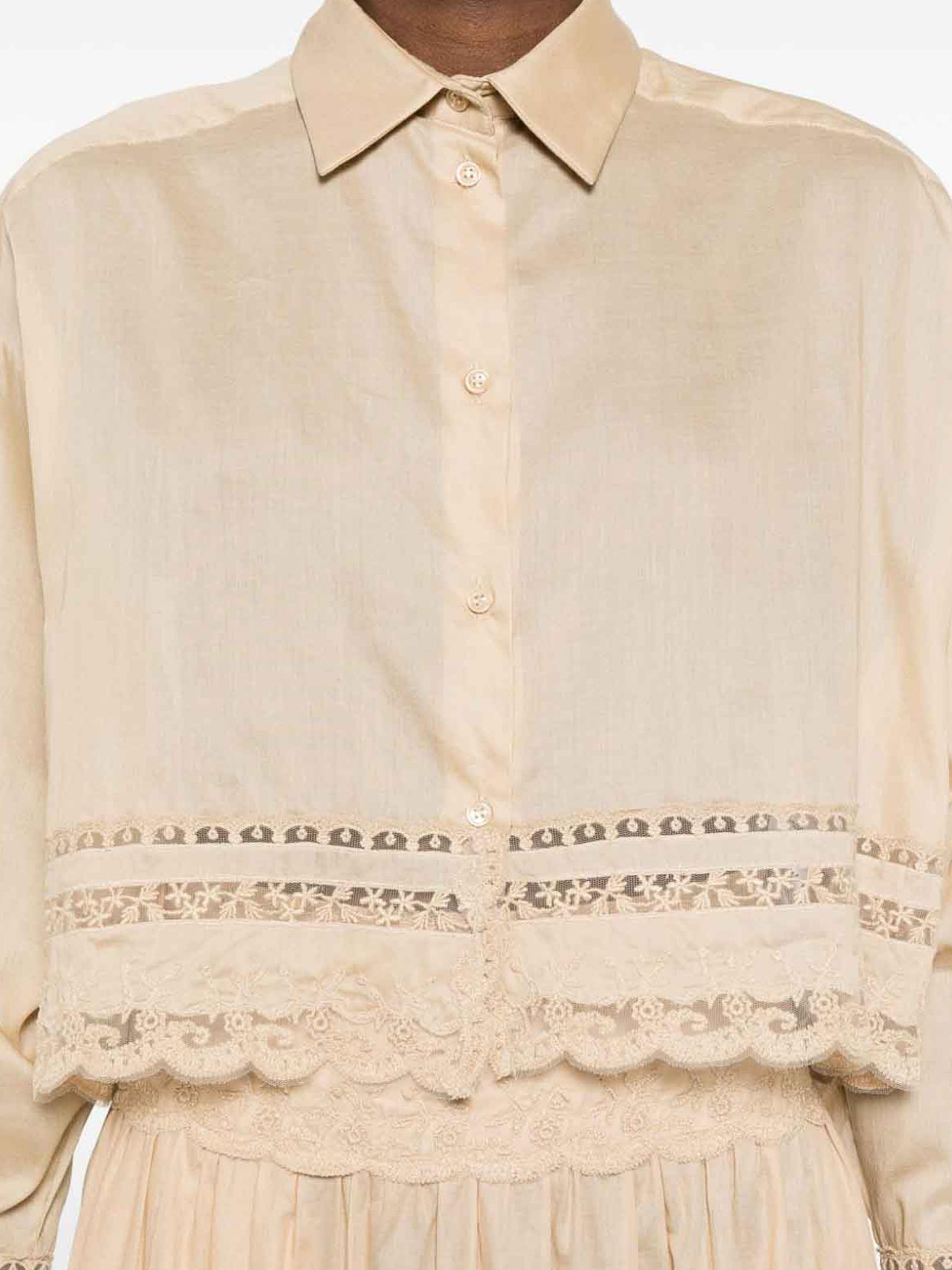 Camicia corta in cotone D462K380UGP 60920 ERMANNO SCERVINO