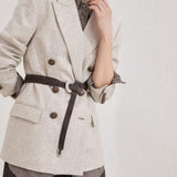 Giacca in flanella twill MB1627054 C012 BRUNELLO CUCINELLI