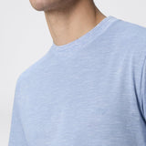 T-shirt misto cotone e lino