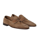 Mocassino in pelle scamosciata MZUCAHG700 C8865 BRUNELLO CUCINELLI 