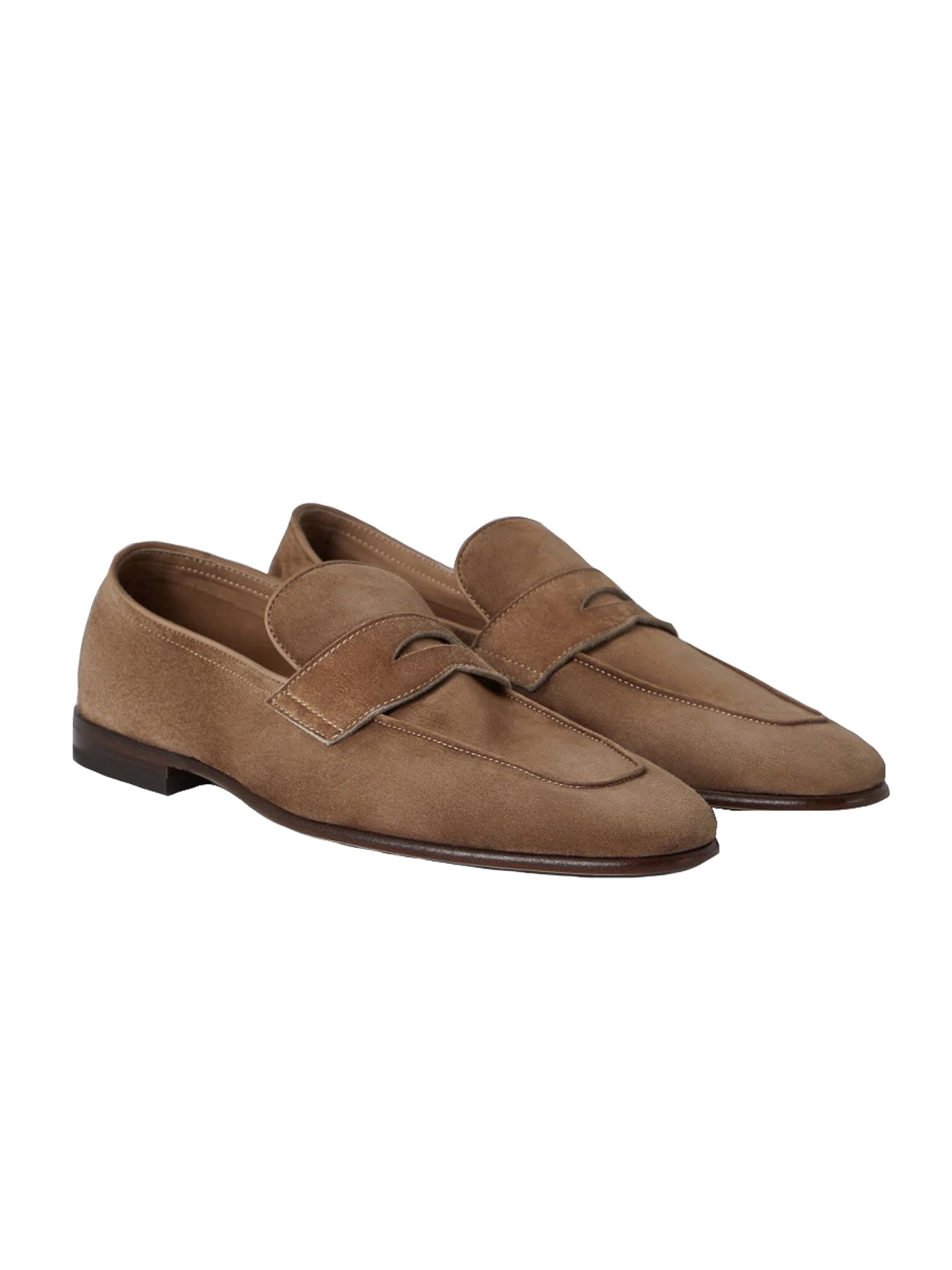 Mocassino in pelle scamosciata MZUCAHG700 C8865 BRUNELLO CUCINELLI 