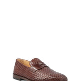Mocassini in pelle intrecciata MZURNTB799 C8876 BRUNELLO CUCINELLI 