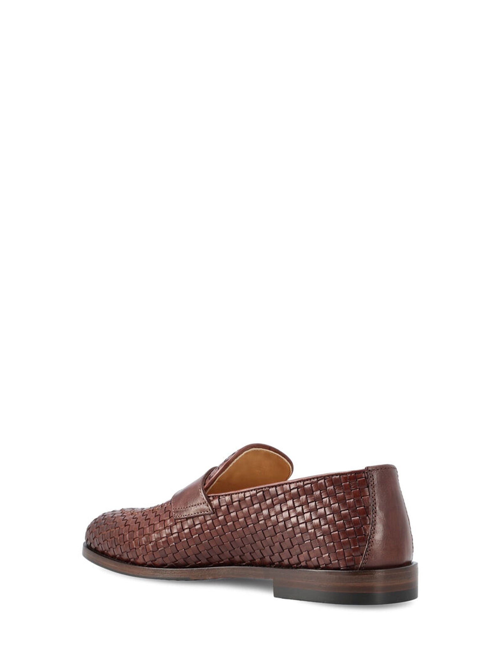 Mocassini in pelle intrecciata MZURNTB799 C8876 BRUNELLO CUCINELLI 