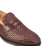 Mocassini in pelle intrecciata MZURNTB799 C8876 BRUNELLO CUCINELLI 