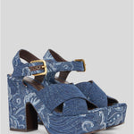 Sandali Platform Jacquard WS4F0006AD278 S9090 ETRO 