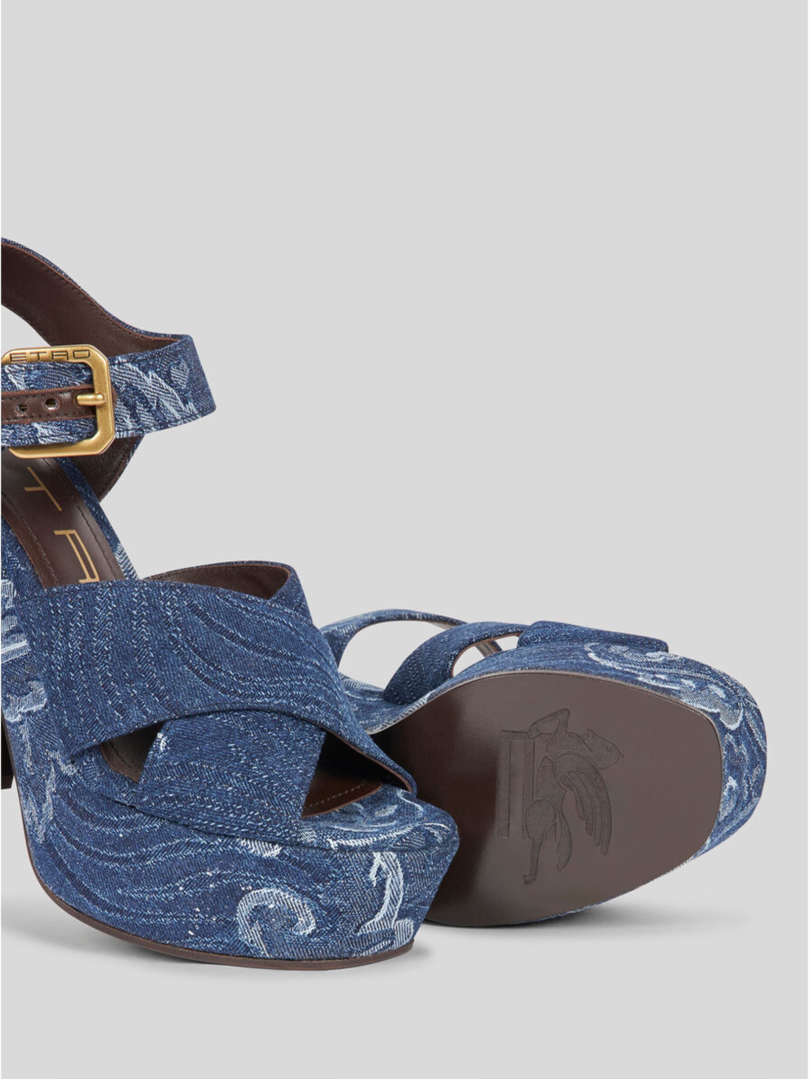 Sandali Platform Jacquard WS4F0006AD278 S9090 ETRO 