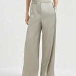 Pantaloni in raso di seta M0C59P8942 C9125 BRUNELLO CUCINELLI 