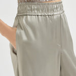 Pantaloni in raso di seta M0C59P8942 C9125 BRUNELLO CUCINELLI 