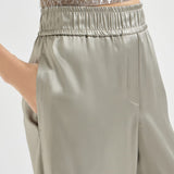 Pantaloni in raso di seta M0C59P8942 C9125 BRUNELLO CUCINELLI 