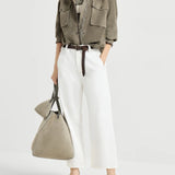 Pantalone Chino Crop ML118P9173 C600 BRUNELLO CUCINELLI 