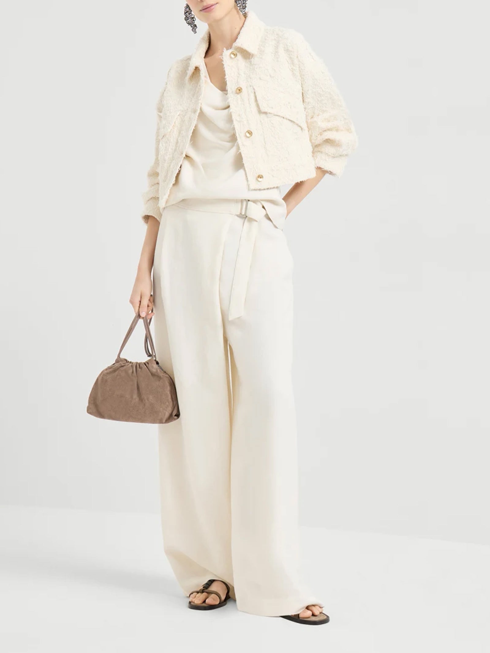 Outerwear in denim Fuzzy ML1217771 C001 BRUNELLO CUCINELLI 