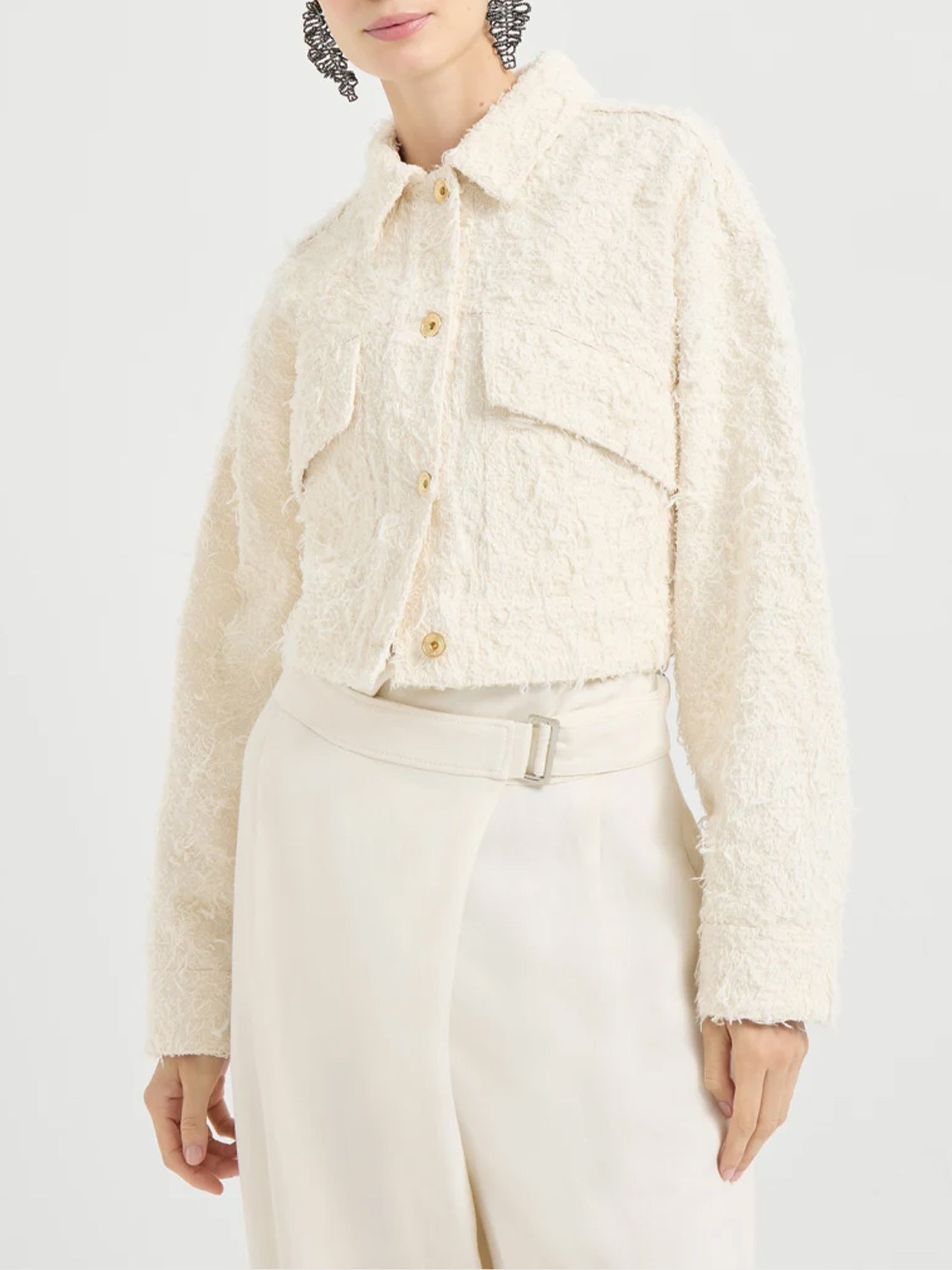 Outerwear in denim Fuzzy ML1217771 C001 BRUNELLO CUCINELLI 