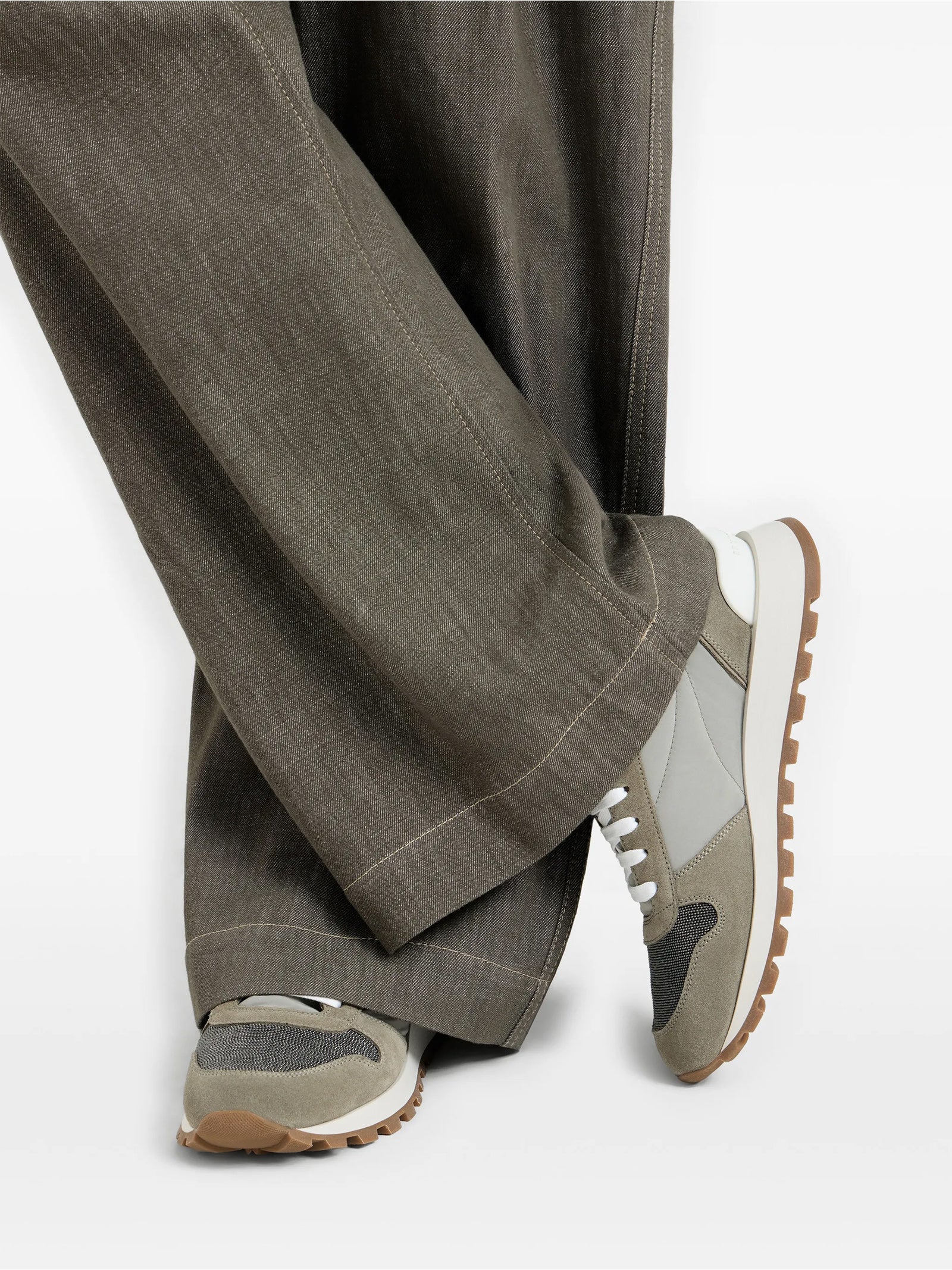 Runners in tessuto techno MZ47G1960 C7550 BRUNELLO CUCINELLI 