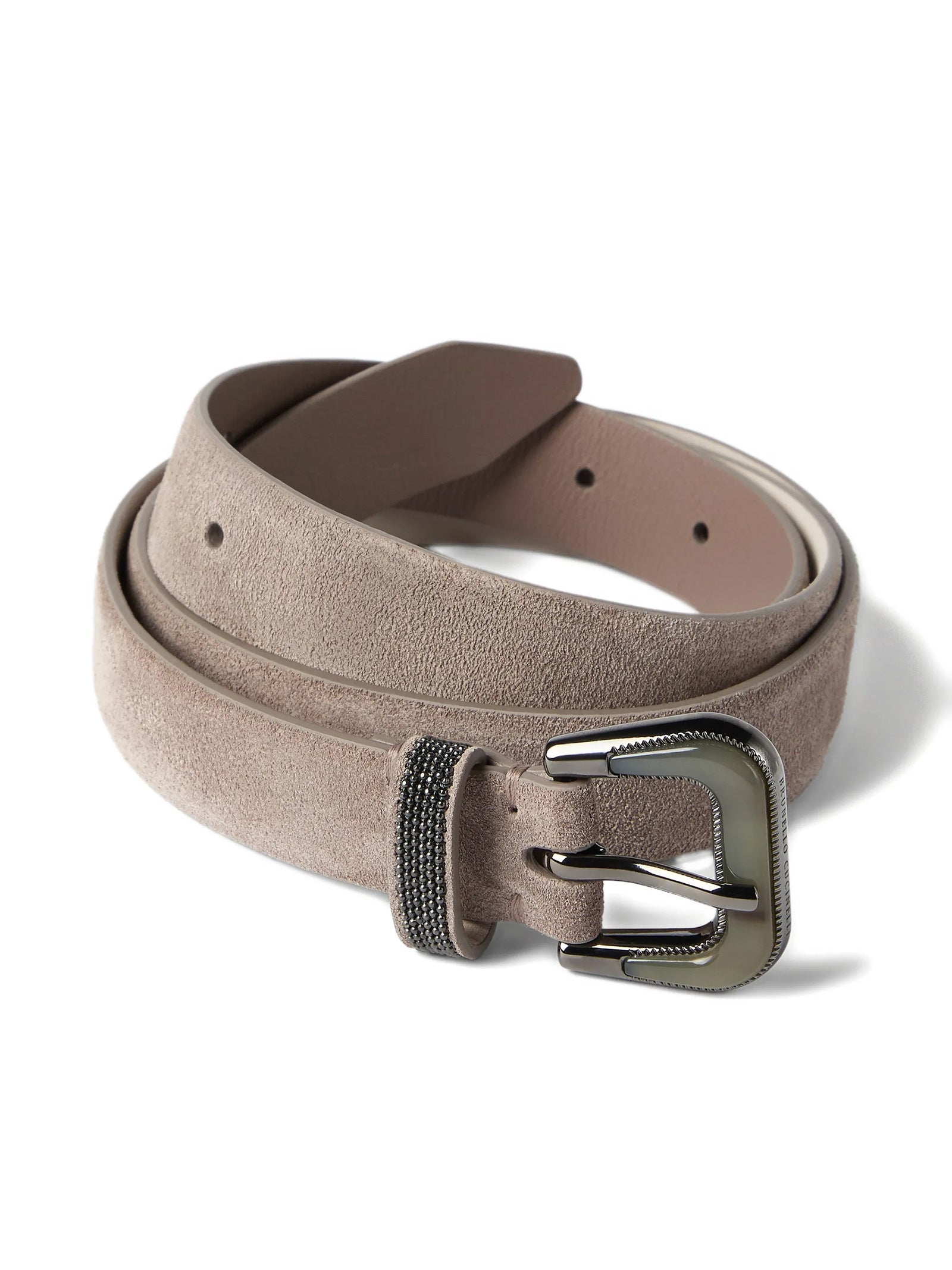Cintura in pelle scamosciata M0DELC297 C8849 BRUNELLO CUCINELLI 
