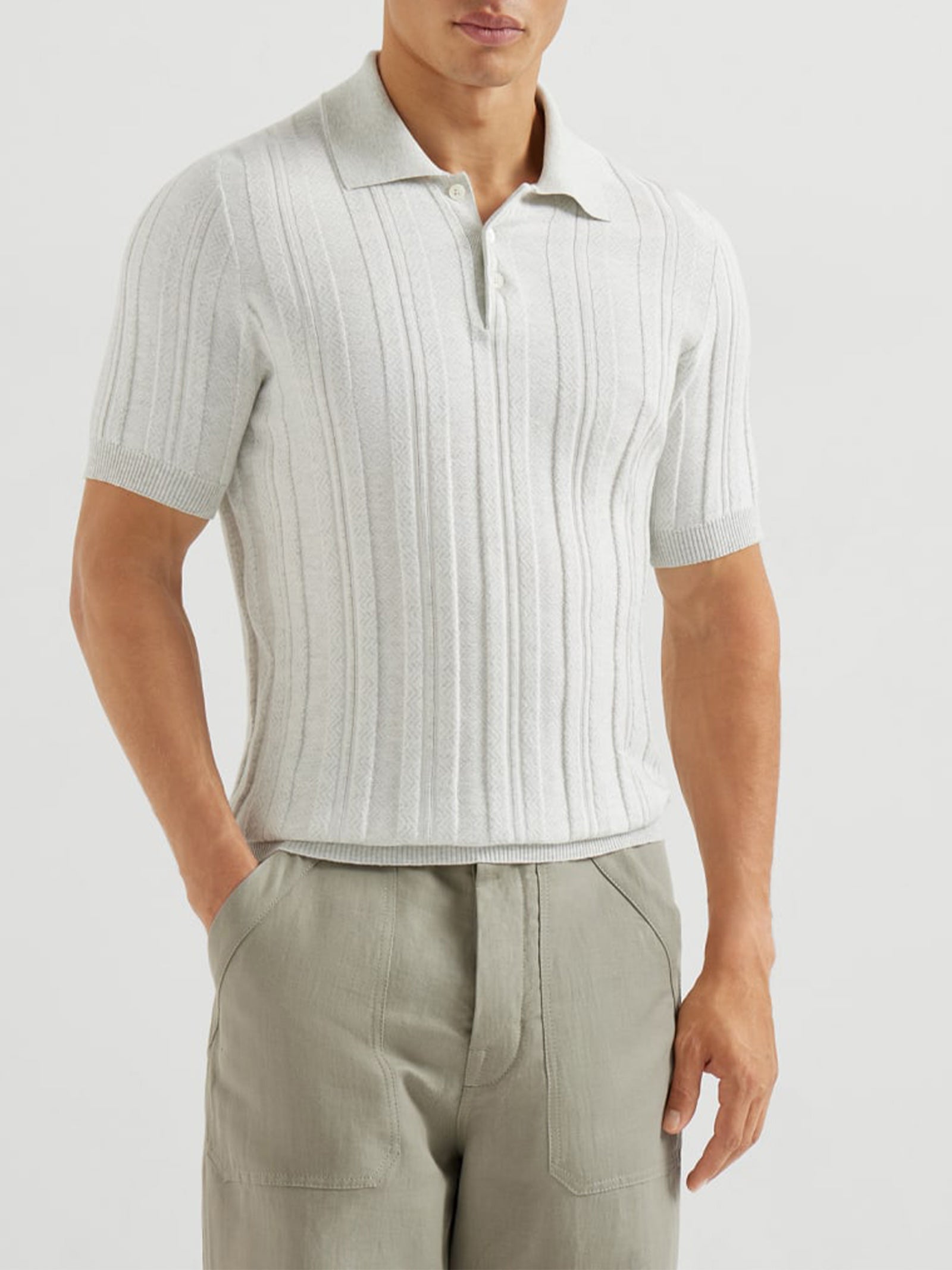 Polo maniche corte M29806305 CI807 BRUNELLO CUCINELLI 
