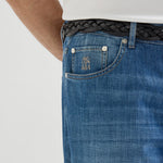 Pantalone denim cinque tasche ME645D3210 C1471 BRUNELLO CUCINELLI 