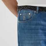 Pantalone denim cinque tasche ME645D3210 C1471 BRUNELLO CUCINELLI 