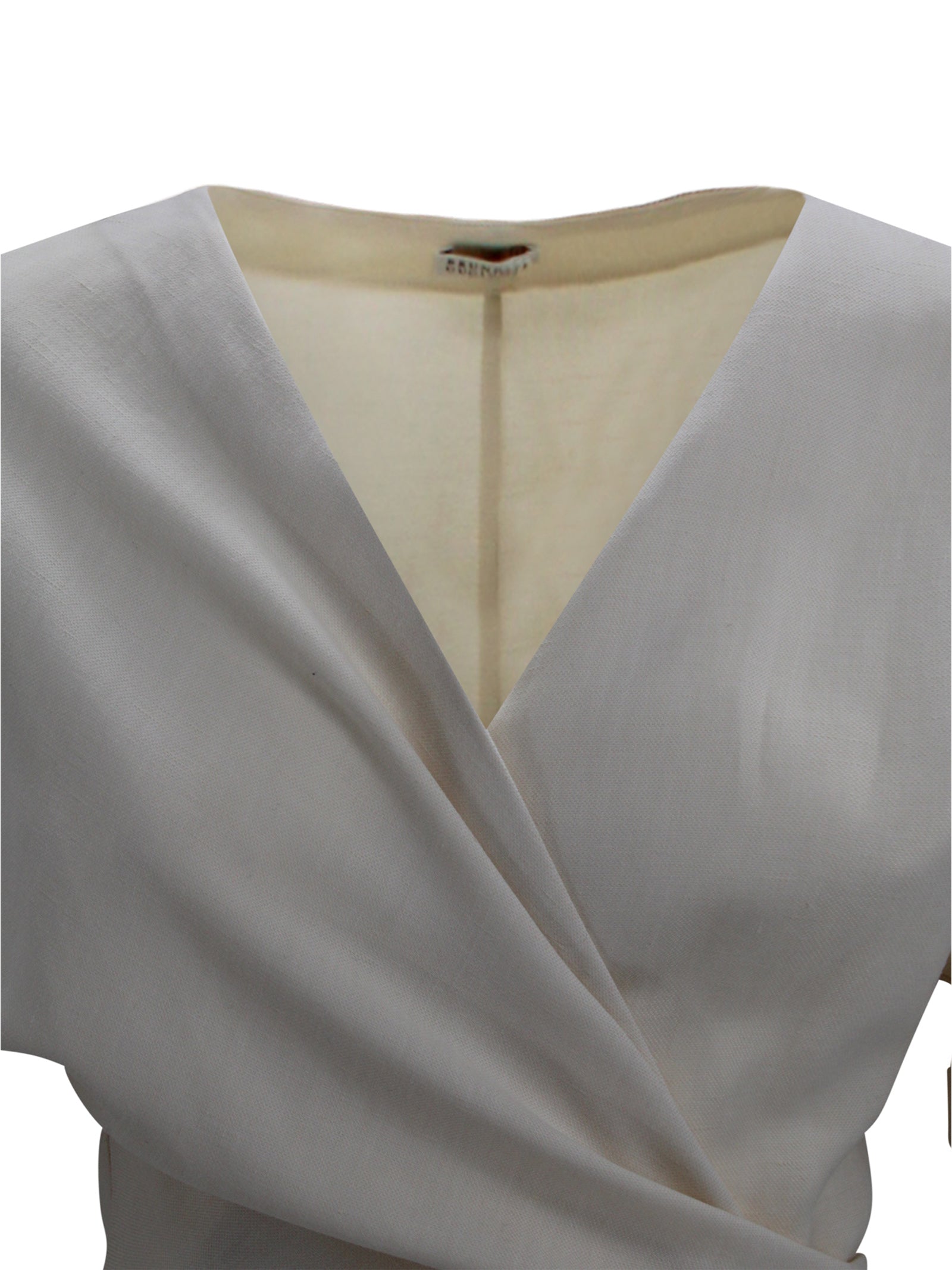 Abito portafoglio in misto lino MH126AHG41 C579 BRUNELLO CUCINELLI 