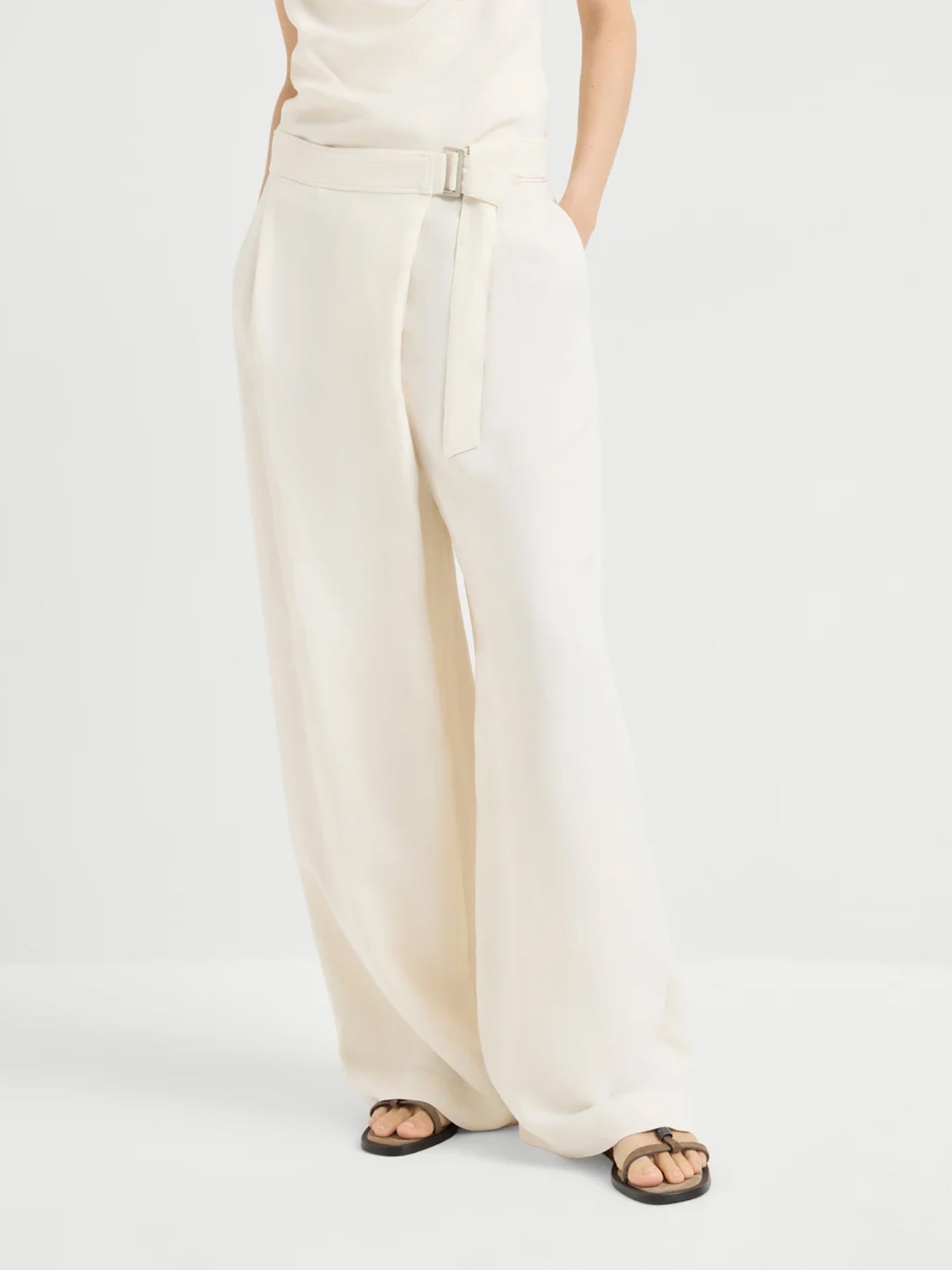 Pantaloni Sartorial Wrap MH126P9207 C579 BRUNELLO CUCINELLI 