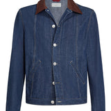 Giubbino in denim MH2636914 COH51 BRUNELLO CUCINELLI 