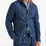 Giubbino in denim MH2636914 COH51 BRUNELLO CUCINELLI 