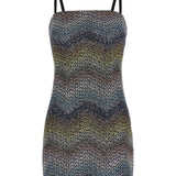 Mini abito CAPERDONI in lamé DS26SG2JBC0065 SMSNS MISSONI 