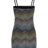 Mini abito CAPERDONI in lamé DS26SG2JBC0065 SMSNS MISSONI 