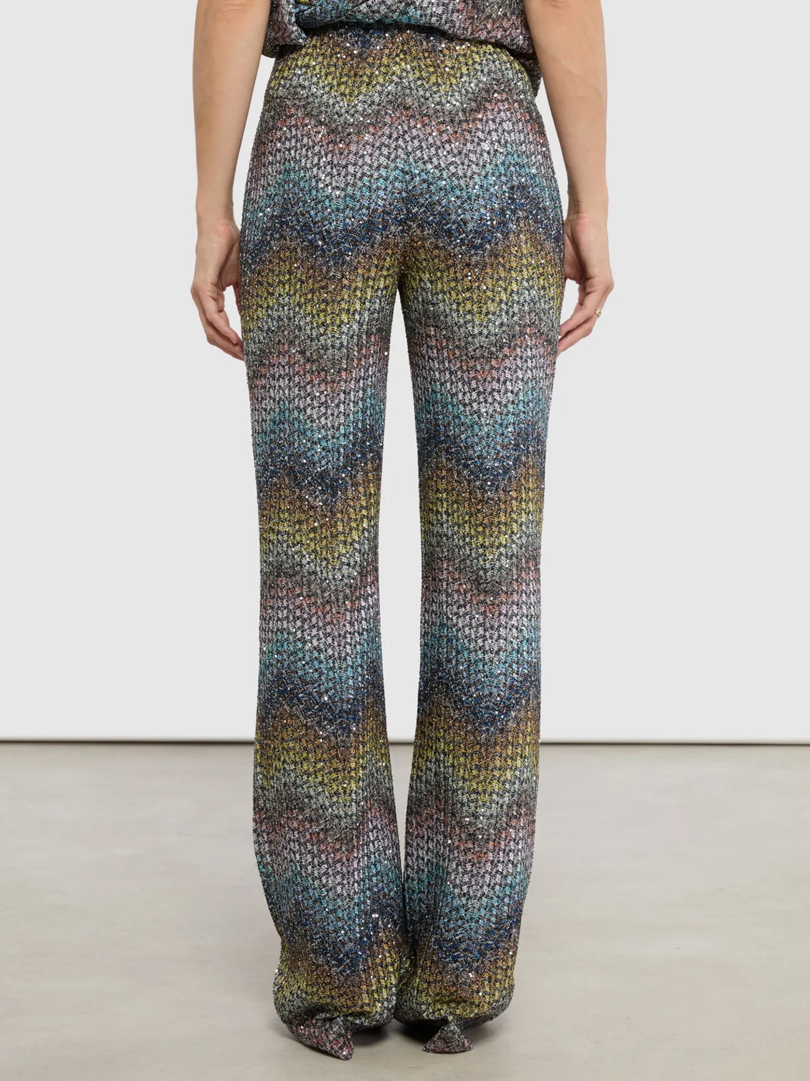 Pantalone in viscosa lamé DS26SI0GBC0065 SMSNS MISSONI 